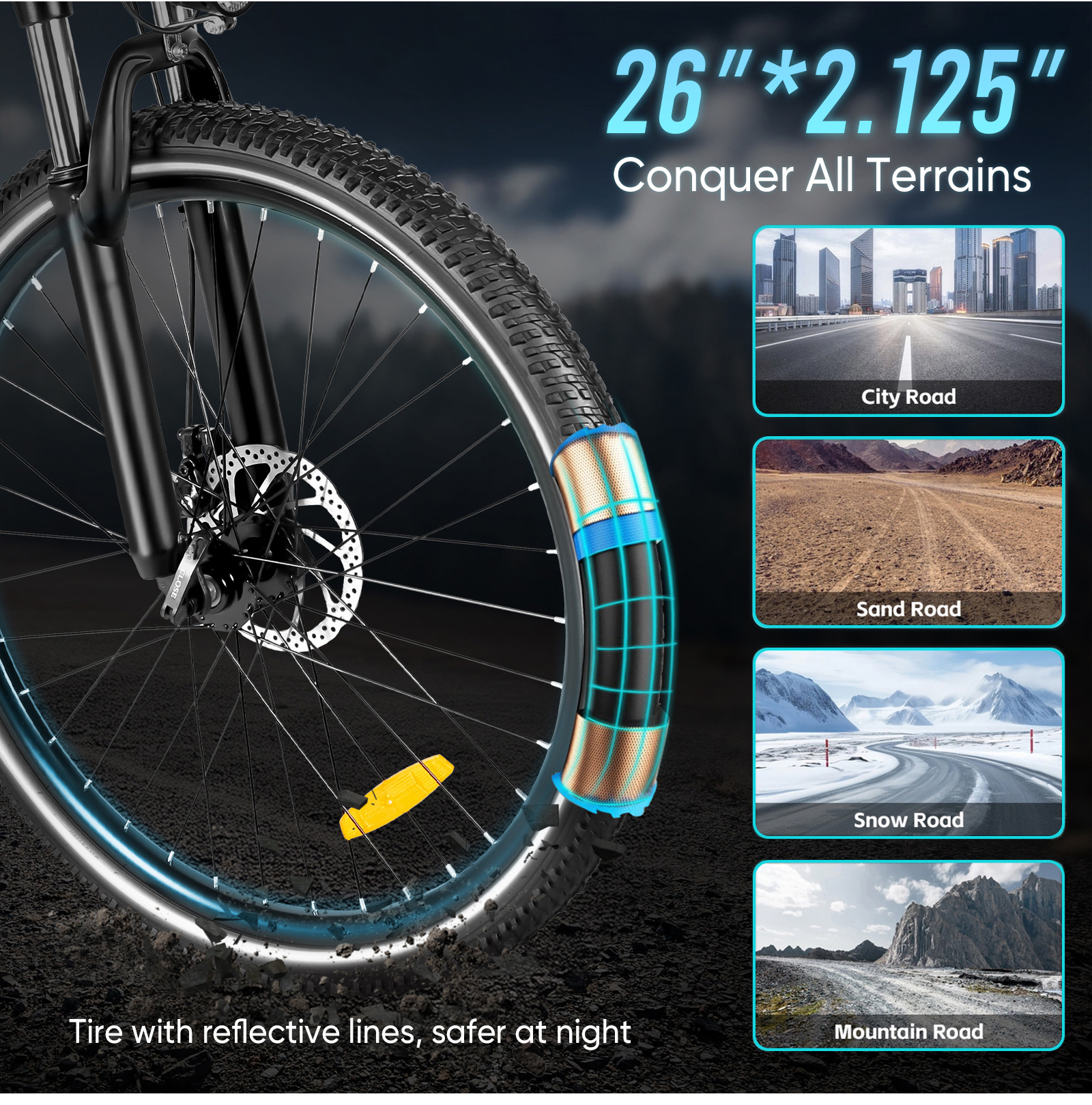 SAMEBIKE elektrické kolo RS-A01-Pro HighStep 3